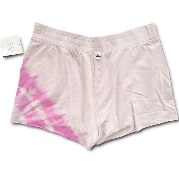 JoyLab Pink Tie Dye French Knit Shorts Sz L - Picture 5 of 11